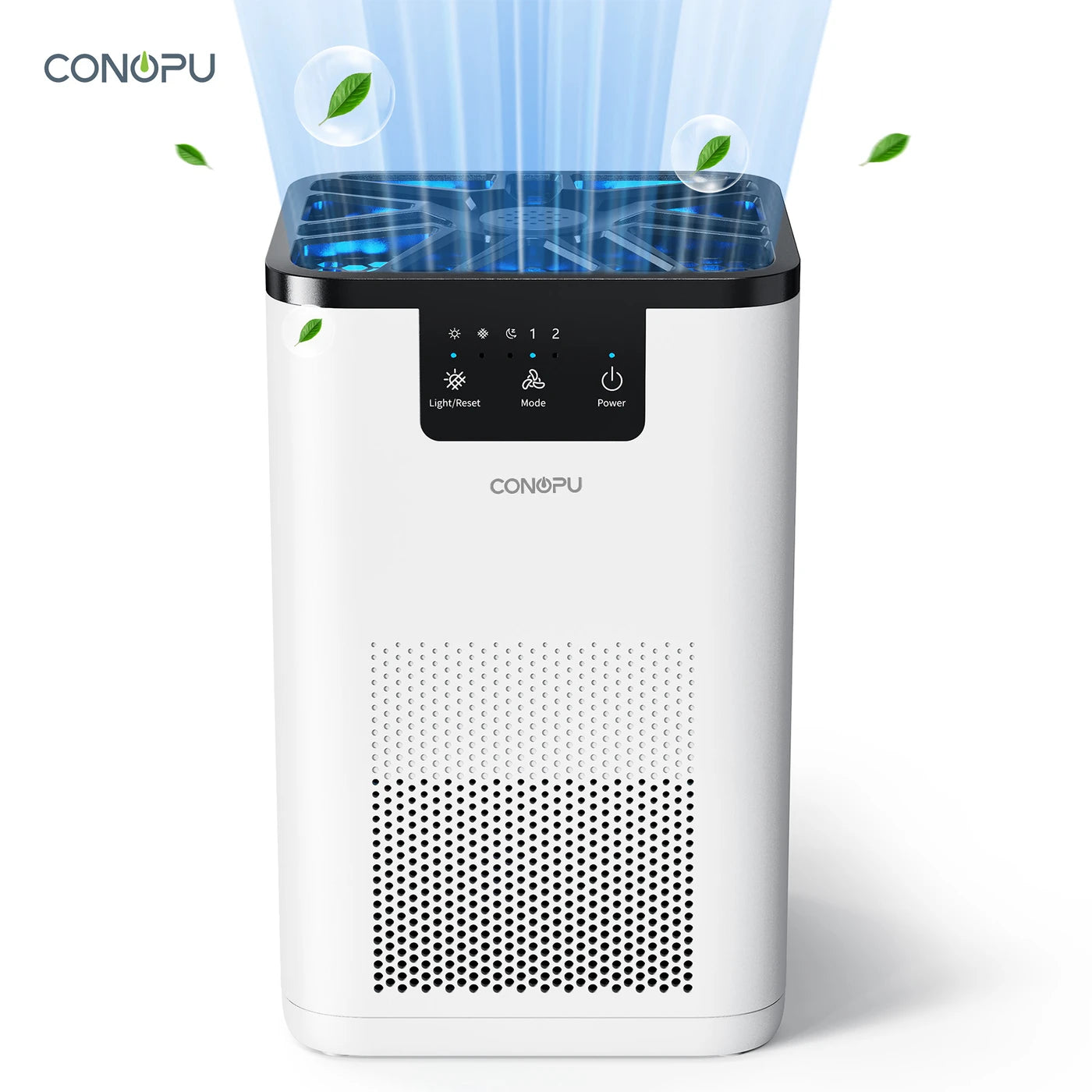 CONOPU Air Purifier with 3-Layer Filtration, 70m³/h CADR, Dual Speed Modes, Aromatherapy Slot, Low Energy, Removes Dust, Smoke, Pollen & Pet Dander