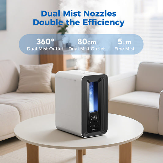CONOPU 5L Ultrasonic Humidifier for the Bedroom, Intelligent Automatic Humidity Control